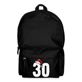 30 Numéro Noël - Sac à dos - noir - Devant