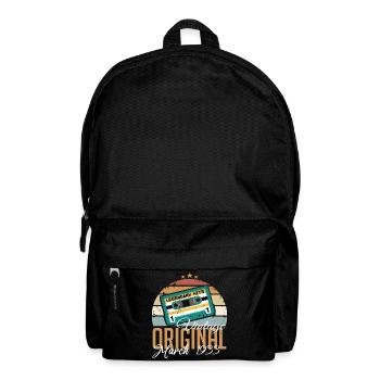 März 1933 - Geburtstagsgeschenk - Rucksack - Schwarz - Vorne