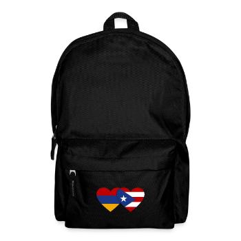 Arménie Cœur de drapeau de Cuba - Sac à dos - noir - Devant