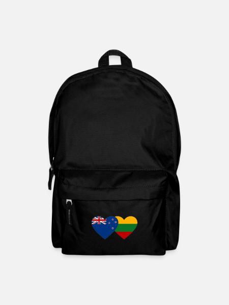 Neuseeland Litauen Flagge - Rucksack - Schwarz