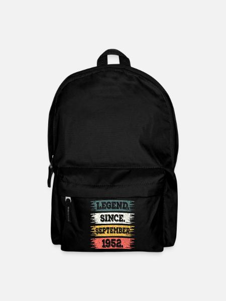 Legende seit September 1952 70 Jahre Jubiläum - Rucksack - Schwarz