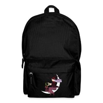 Halloween Katze Hexe - Rucksack - Schwarz - Vorne