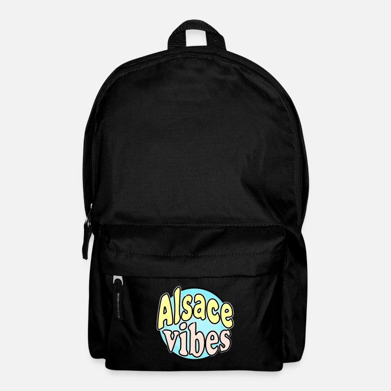 Elsass Vibes - Rucksack - Schwarz