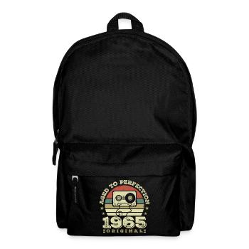 Original Vintage Jubiläumsgeschenkidee 1965 - Rucksack - Schwarz - Vorne