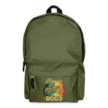 Klassisches Vintage-Geburtstagsgeschenk Jahrgang 2003 - Rucksack - Olivgrün - Vorne