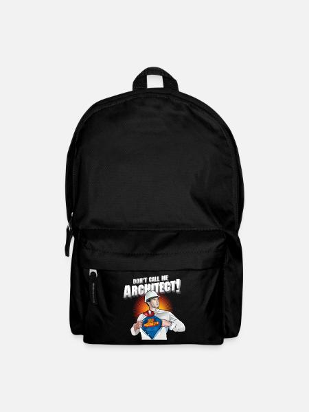 Bauingenieur Spruch "Don't call me architect!" - Rucksack - Schwarz