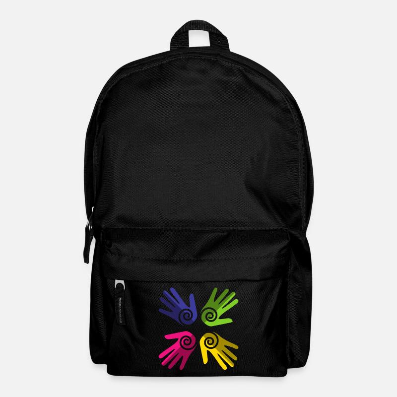 Pride Regenbogenfahne LGBT - Rucksack - Schwarz