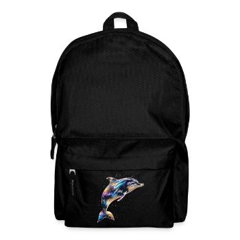 Beau dauphin pour les fans de vie marine, vacances - Sac à dos - noir - Devant