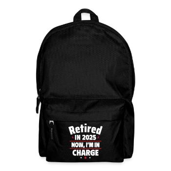 Retired in 2025: Now I decide - Backpack - black - Front