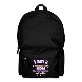 Mama Friseurin, Muttertagsgeschenk - Rucksack - Schwarz - Vorne