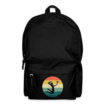 Beach volleyball retro - Backpack - black - Front