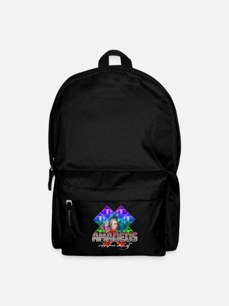 Mozart Pop-Art | Wolfgang Amadeus Mozart Geschenk - Rucksack - Schwarz