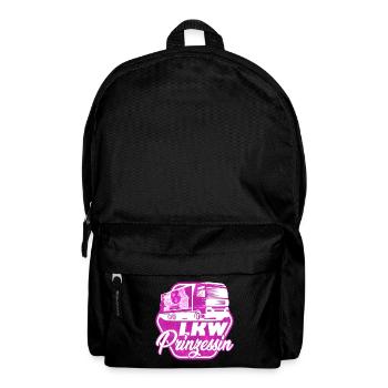 LKW Prinzessin Truck LKW Fahrerin - Rucksack - Schwarz - Vorne