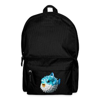 Poisson-globe gonflé - Sac à dos - noir - Devant