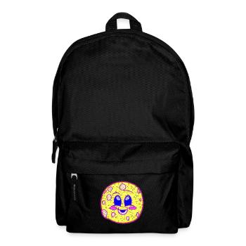 Lune laide Kawaii - Sac à dos - noir - Devant