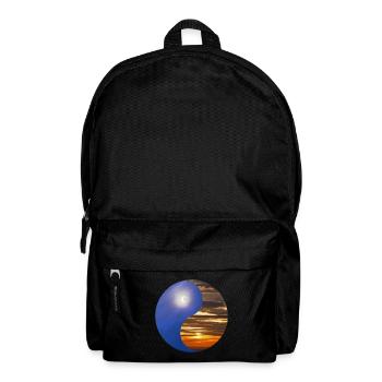 Yin and Yang of the Sun and Moon in the Sky - Backpack - black - Front