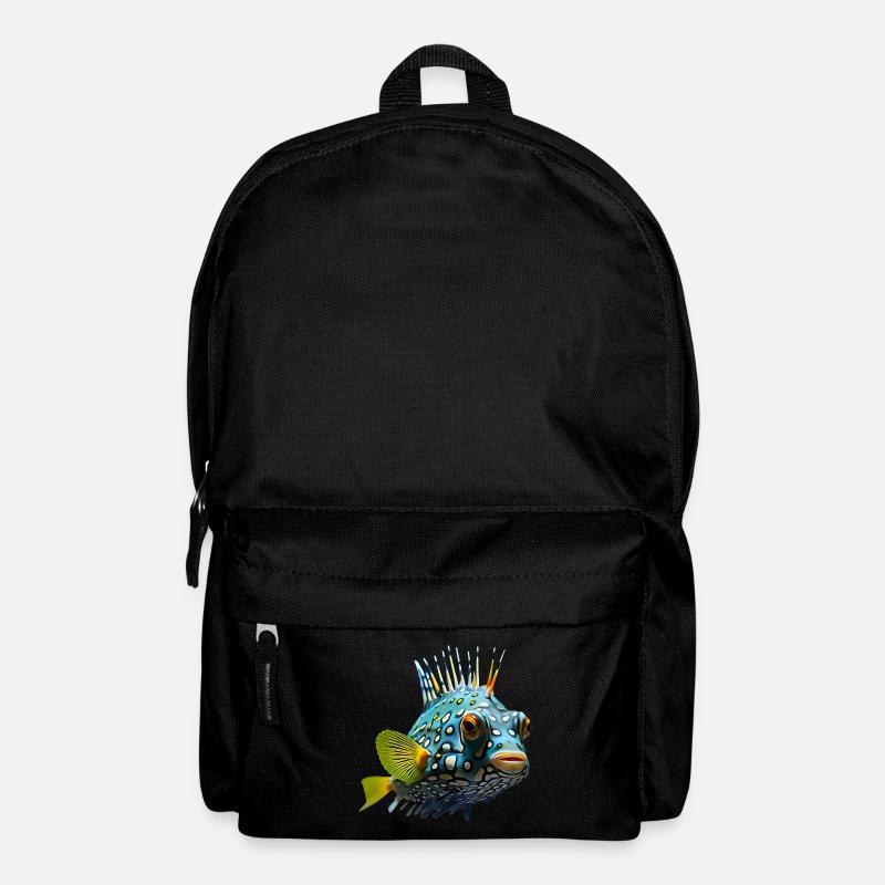 Poissons exotiques aux couleurs vives - Sac à dos - noir