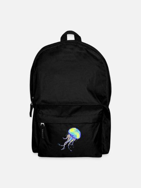 Qualle - Rucksack - Schwarz