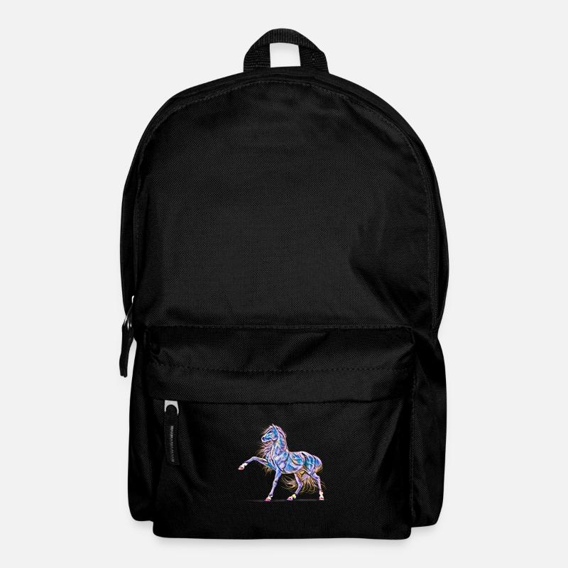 Étalon cheval - Sac à dos - noir