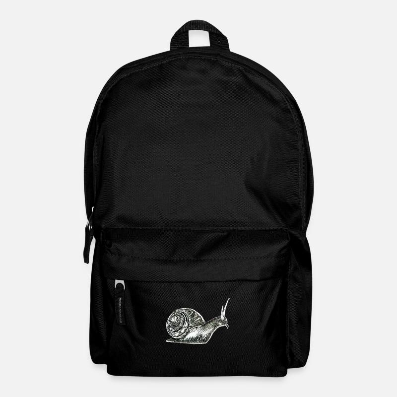 Schnecke - Rucksack - Schwarz