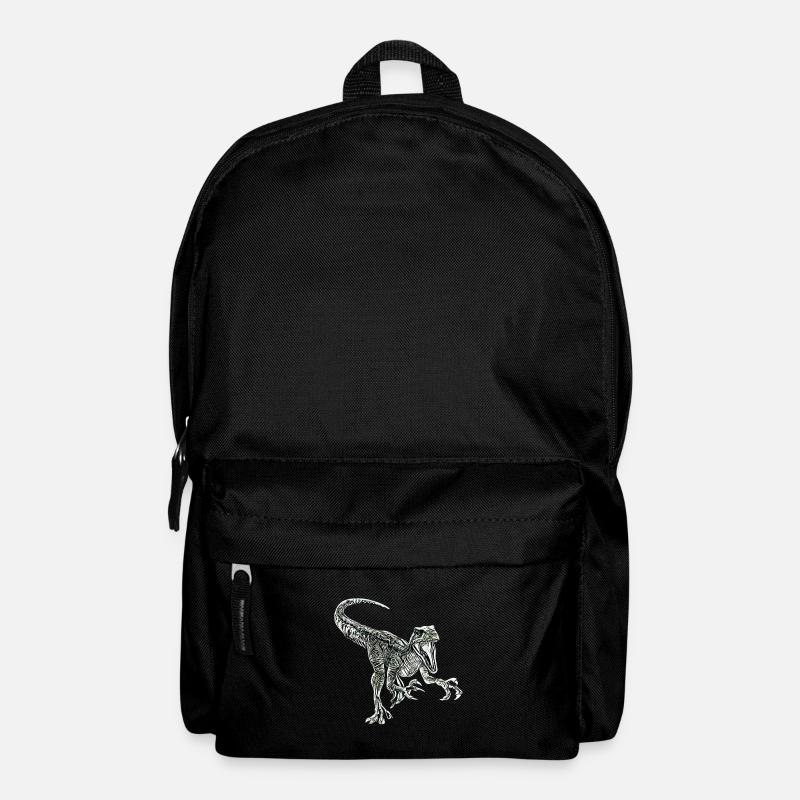 Velociraptor - Rucksack - Schwarz