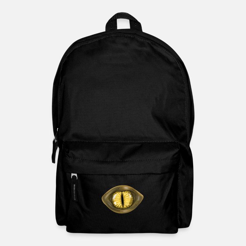Auge Reptil Echse - Rucksack - Schwarz