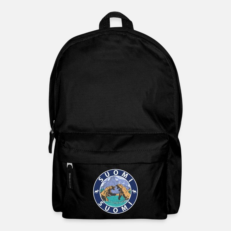 Finnland - Rucksack - Schwarz