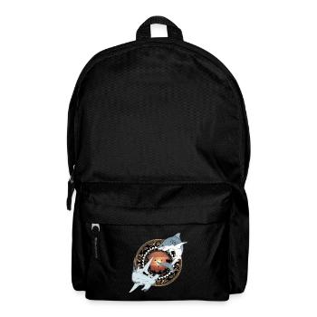 Hammerhai Weißer Hai Hawaiianisch - Rucksack - Schwarz - Vorne