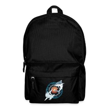 Hammerhai Weißer Hai Hawaiianisch - Rucksack - Schwarz - Vorne