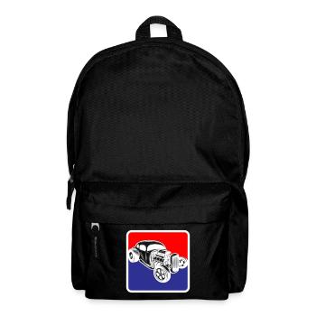 Hotrod Hot Rod V8 Tuning Auto | Farben änderbar - Rucksack - Schwarz - Vorne