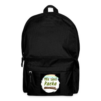wir sindkacka II - Rucksack - Schwarz - Vorne