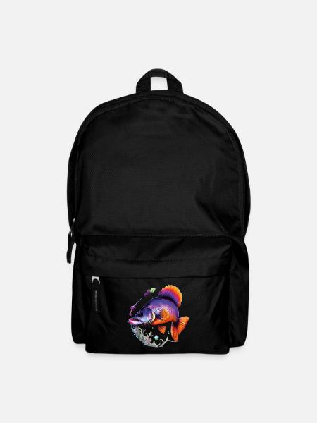 Tauchen Sie ein in die bunte Welt der tropischen Fische - Rucksack - Schwarz