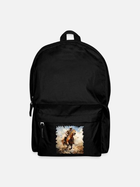 Pferderennen sind ein Pferdesport - Rucksack - Schwarz