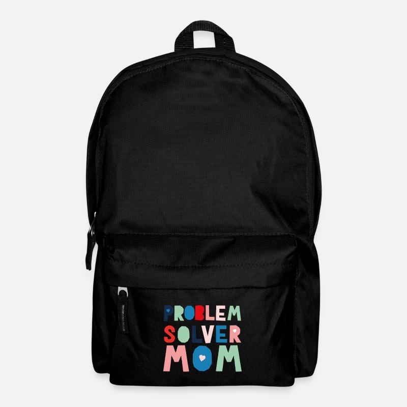 Maman résolveuse de problèmes - Sac à dos - noir