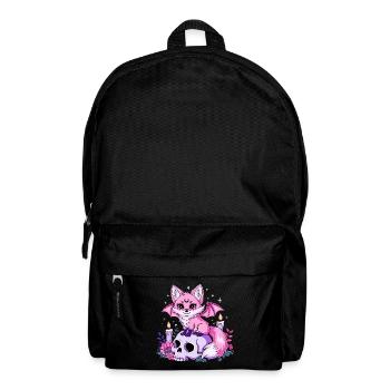 Tier Kawaii Pastell Goth Aaesthetic - Rucksack - Schwarz - Vorne