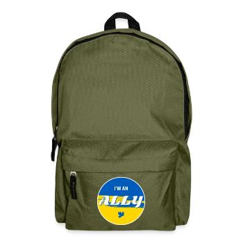 Ukraine ALLY - Backpack - olive green - Front