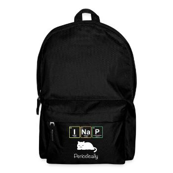 I Nap Cat Tableau périodique Enseignant T Shirt Cadeau - Sac à dos - noir - Devant