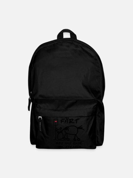 Färt Biss ans Ende der St - Rucksack - Schwarz