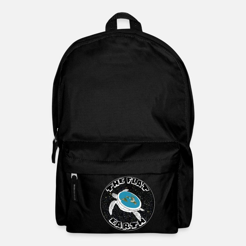 flat earth - Rucksack - Schwarz