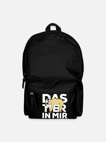 Raise the animal in me Faultier - Backpack - black