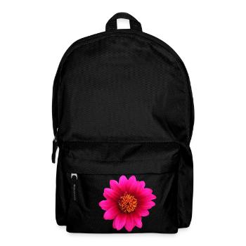 flowers lilies tulips orchids sunflower dahlia ger - Backpack - black - Front
