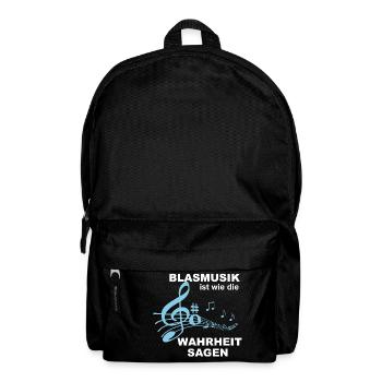 Brass music is like telling the truth! - Gift - Backpack - black - Front