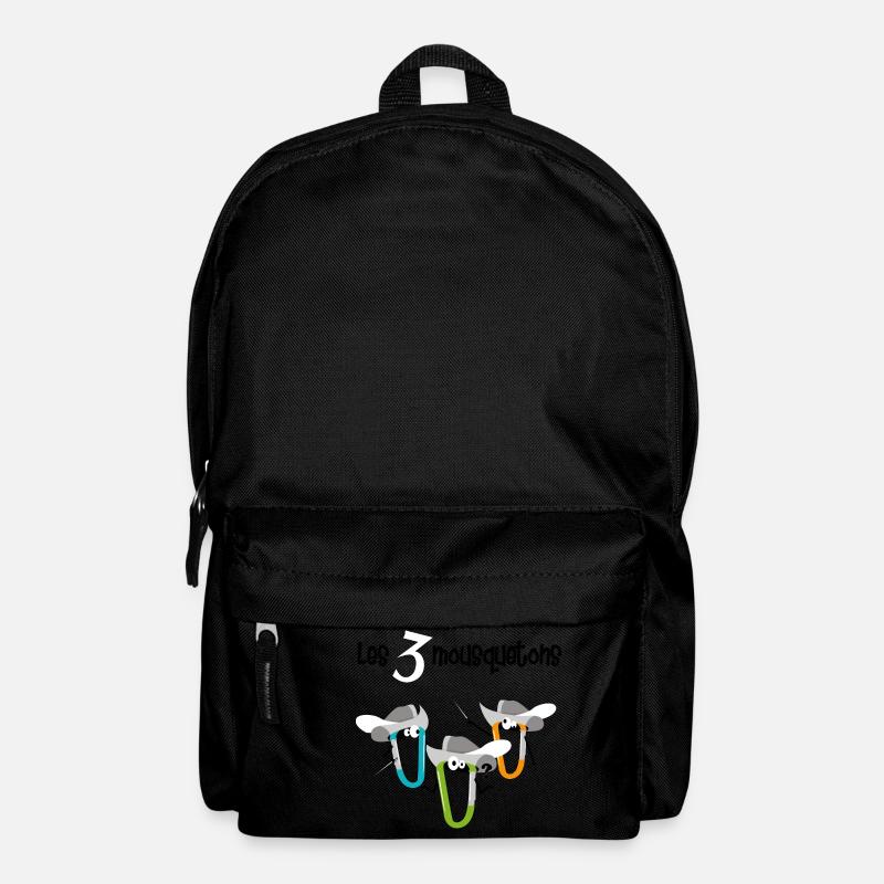3 Karabiner - Rucksack - Schwarz