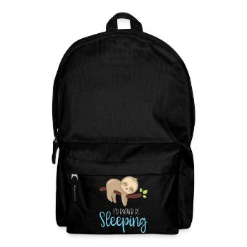 I’d Rather Be Sleeping - Backpack - black - Front