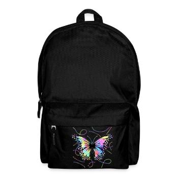 Schmetterling - Rucksack - Schwarz - Vorne
