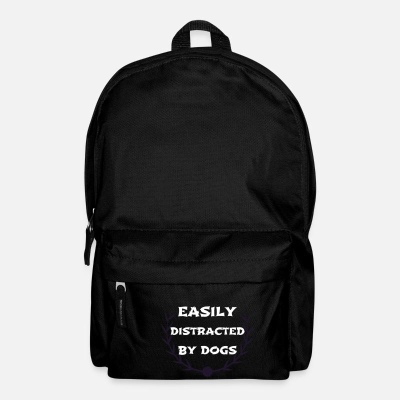 dog - easily distracted by dogs - Rucksack - Schwarz