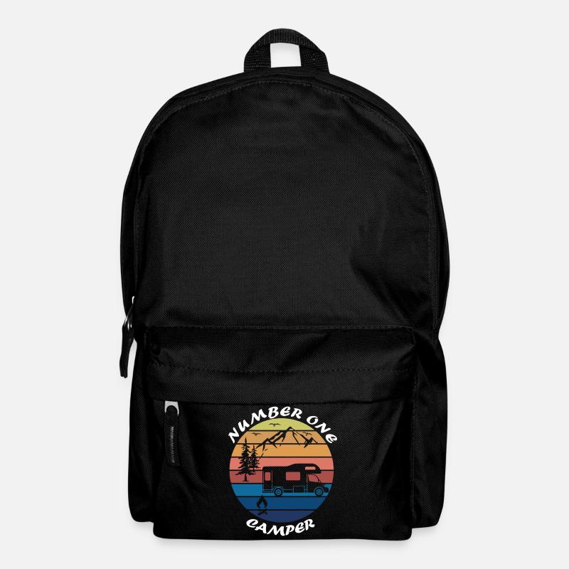 Camping Hobby Camping Motorhome Caravan Gift - Backpack - black