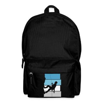 Bouldering Mountaineering Mountain Climbing Retro Gift - Backpack - black - Front