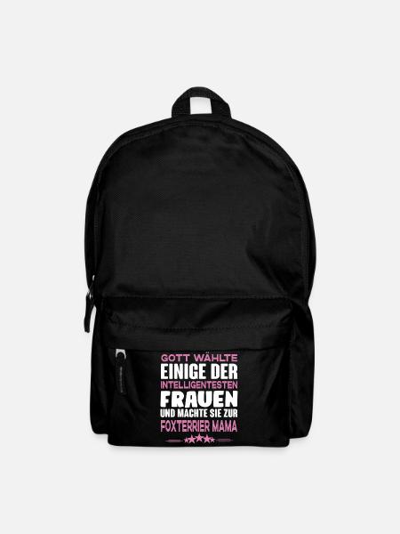 Foxterrier - Foxterrier Hund - Rucksack - Schwarz
