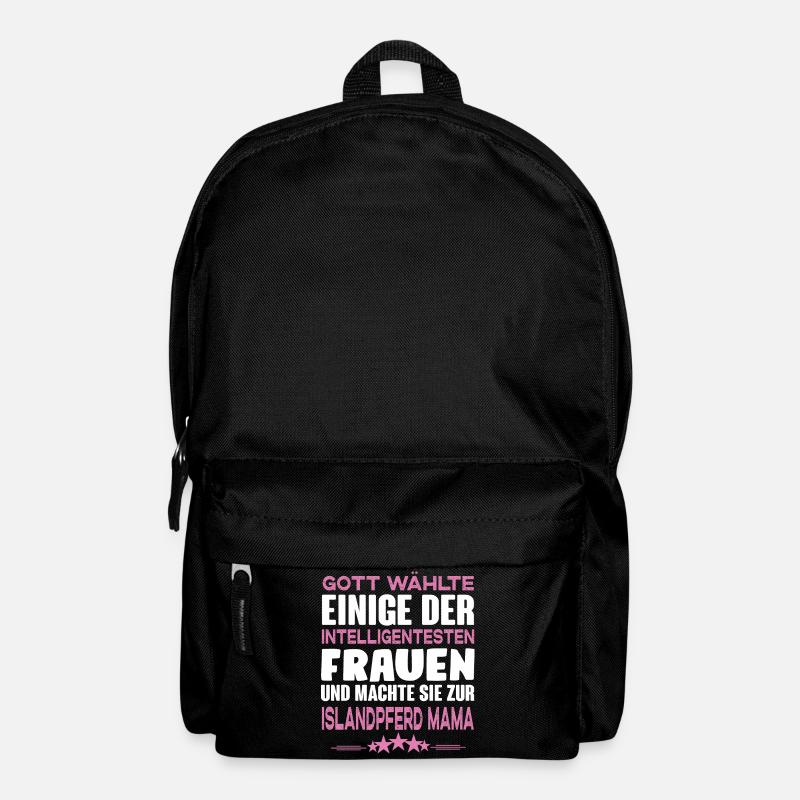 Islandpferd - Island Pferde - Rucksack - Schwarz
